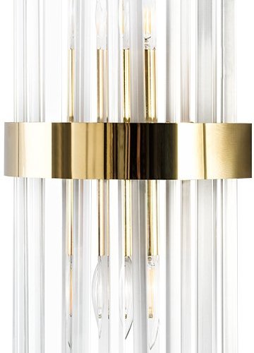 Настенный светильник Crystal Lux Sorpresa AP2 Brass/Transparente Настенный светильник Crystal Lux Sorpresa AP2 Brass/Transparente