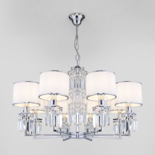Подвесная люстра Eurosvet Zaffiro 10099/8 хром Подвесная люстра Eurosvet Zaffiro 10099/8 хром