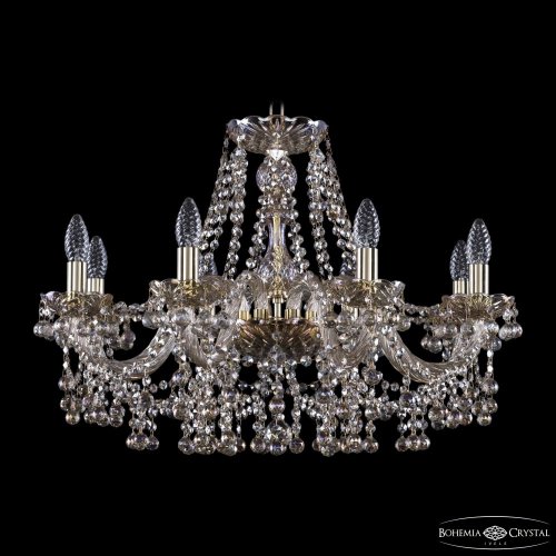 Подвесная люстра Bohemia Ivele Crystal 1409 1409/8/240 G M801
