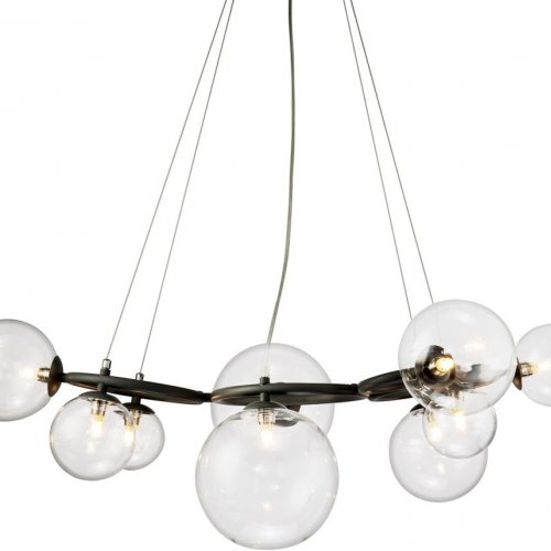 Подвесная люстра DeLight Collection Wendt KG1202P-9 grey/clear Подвесная люстра DeLight Collection Wendt KG1202P-9 grey/clear