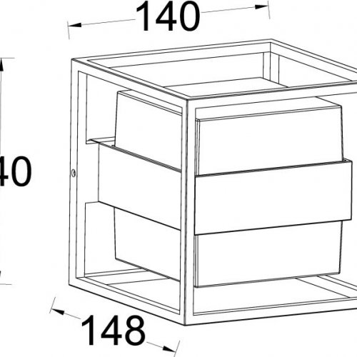 Настенный светильник уличный Oasis Light BRISBANE LED W1992 Gr