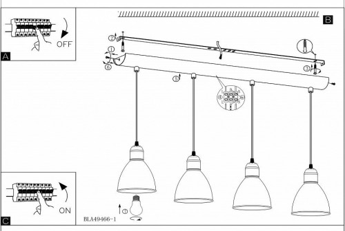 Подвесной светильник Eglo Priddy 49466