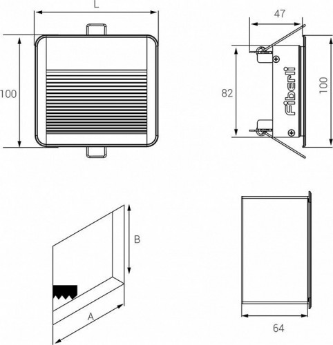 Встраиваемый светильник Fiberli LLGEN 11140301