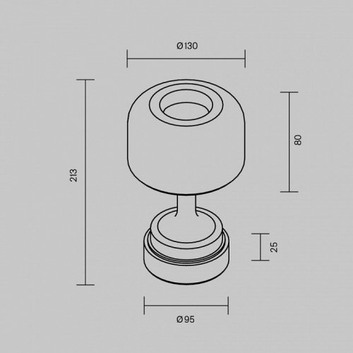 Интерьерная настольная лампа Spirito MOD286RL-L3B3K Интерьерная настольная лампа Spirito MOD286RL-L3B3K