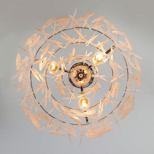 Подвесная люстра Eurosvet 60005/3 хром/перламутр Подвесная люстра Eurosvet 60005/3 хром/перламутр