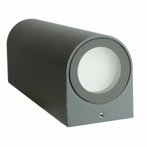 Светильник садово-парковый Feron DH024, на стену, 2*GU10 MR11 230V, черный