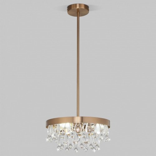 Люстра на штанге Eurosvet Sophie 60165/3 латунь Люстра на штанге Eurosvet Sophie 60165/3 латунь