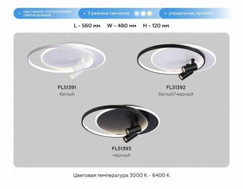 Накладной светильник Ambrella Light FL FL51391