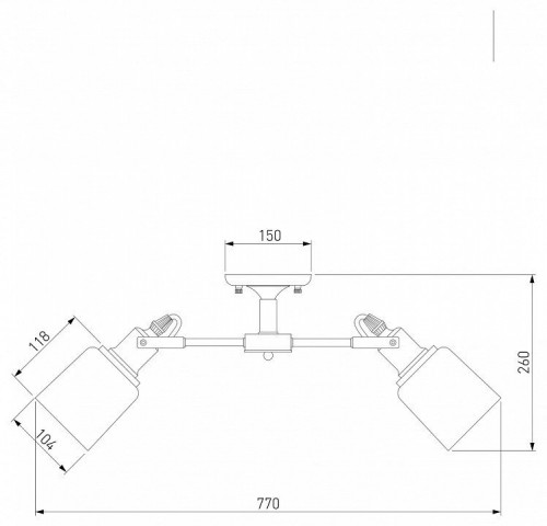 Потолочная люстра Eurosvet Astor 70111/8 черный