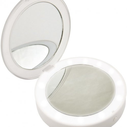 Зеркало с подсветкой Uniel ULK-F70 2AAA WHITE Зеркало с подсветкой Uniel ULK-F70 2AAA WHITE