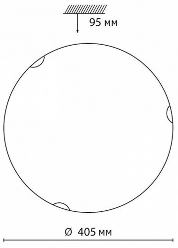 Настенно-потолочный светодиодный светильник Sonex Snok Ammonite 7602/DL