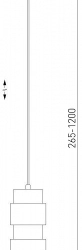 Подвесной светильник Eurosvet Mark 50235/1 латунь