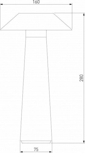 Настольная лампа Elektrostandard Future TL70200 черный a062379