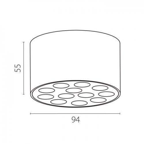 Точечный светильник Guarda 080947