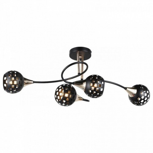 Потолочная люстра Imex MD.19074-4-S-BK+FGD