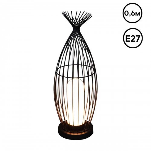 Уличный светильник Reluce 09981-0.7-001JH 0.6M E27 BK RLOS