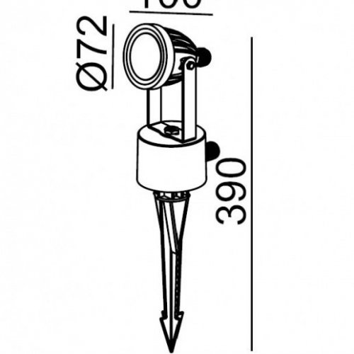Грунтовый светильник Oasis Light W12636