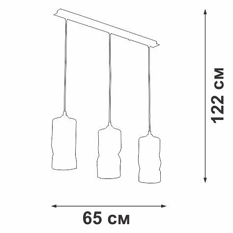 Подвесной светильник Vitaluce V4853-1/3S Подвесной светильник Vitaluce V4853-1/3S