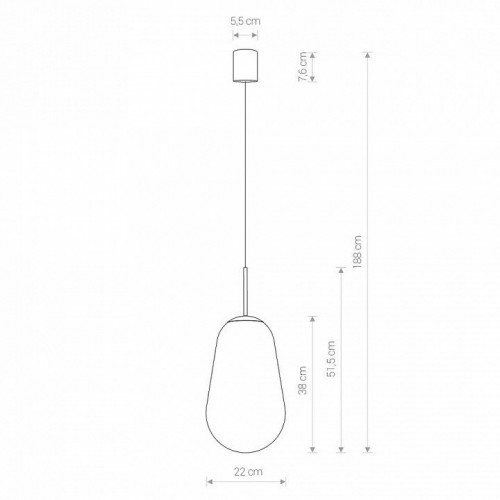 Подвесной светильник Nowodvorski Pear M 7798 Подвесной светильник Nowodvorski Pear M 7798