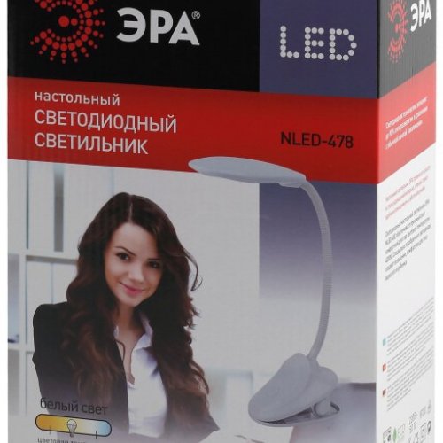 Настольная лампа ЭРА NLED-478-8W-BK