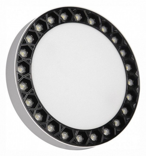 Накладной светильник iLedex Technical Mercury 5552-36W-D217-3/4K-WH+BK