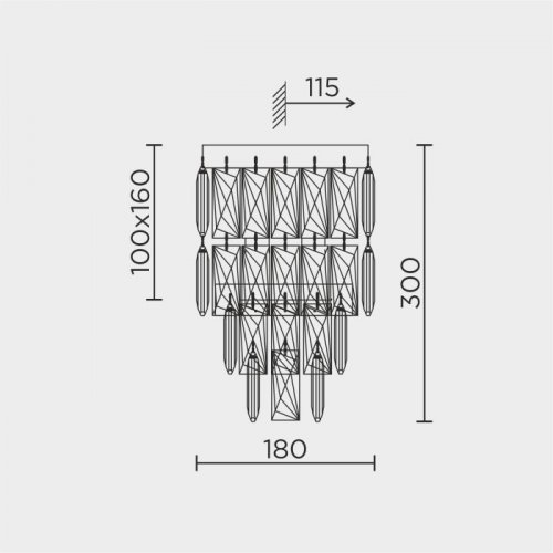 Бра  ML.844.02 CR