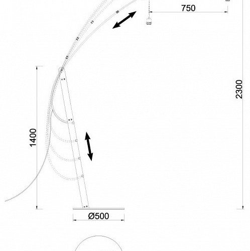 Торшер Mantra Ruti Ricca 9446+9448 Торшер Mantra Ruti Ricca 9446+9448