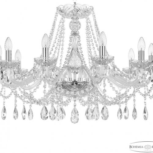 Подвесная люстра Bohemia Ivele Crystal 107 107/10/300 Ni
