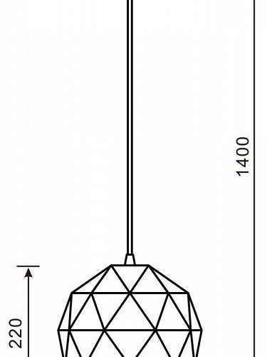 Подвесной светильник Deko-Light Asterope round 250 342132