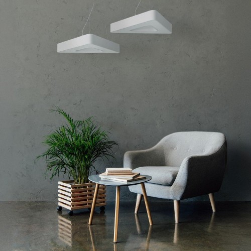 Подвесной светодиодный светильник Geometria ЭРА Delta SPO-153-W-40K-030 30Вт 4000К белый Б0050578