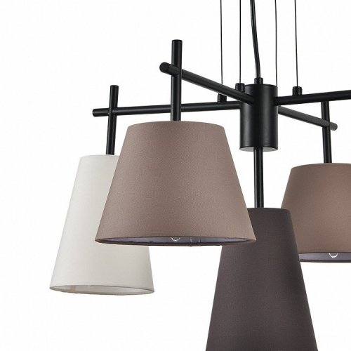 Подвесная люстра Indigo Abbinare 13032/5P Black Подвесная люстра Indigo Abbinare 13032/5P Black