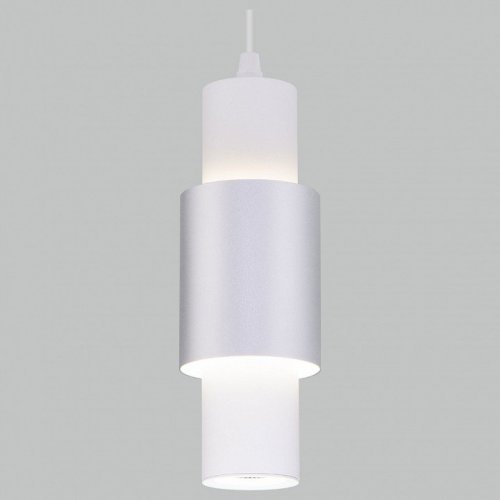Подвесной светильник Eurosvet Bento 50204/1 LED белый/матовое серебро