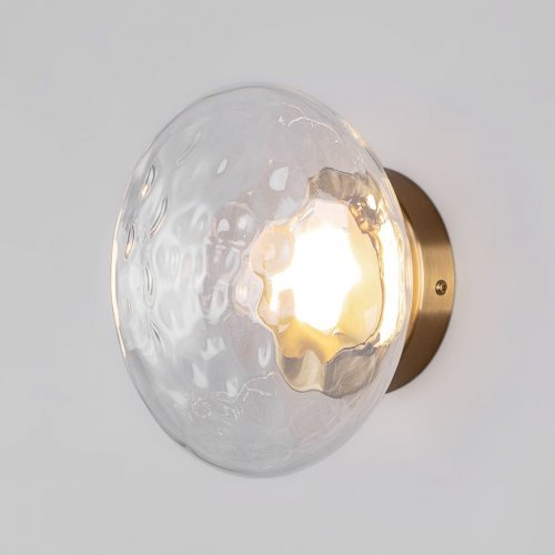 Настенный светодиодный светильник Eurosvet Ripple 50389/1 LED латунь Настенный светодиодный светильник Eurosvet Ripple 50389/1 LED латунь