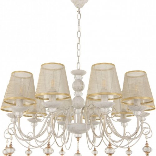 Подвесная люстра AM347620 347620/10 WT+G Подвесная люстра AM347620 347620/10 WT+G