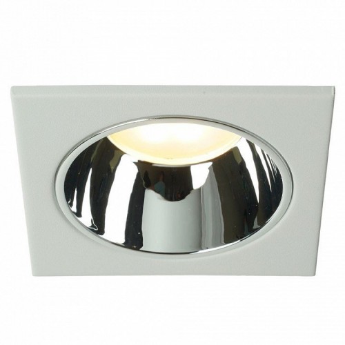 Светильник встраиваемый Feron DL3112 потолочный MR16 G5.3 белый + хром 51406