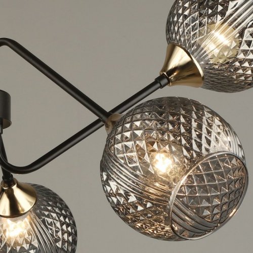 Потолочная люстра Reluce 04898-0.3-06 COFFEE+FGD Потолочная люстра Reluce 04898-0.3-06 COFFEE+FGD