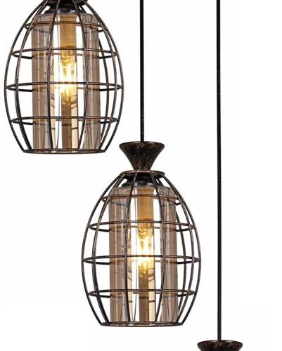 Подвесной светильник Reluce 03525-0.4-03 BK+GD