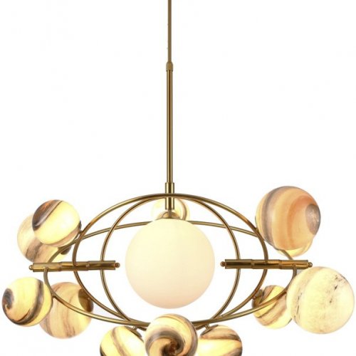 Потолочная люстра DeLight Collection Planet KG1122P-13B brass Потолочная люстра DeLight Collection Planet KG1122P-13B brass