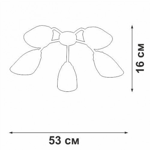 Потолочная люстра Vitaluce V31950/5PL