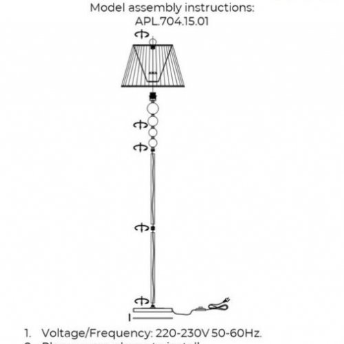 Торшер Aployt Gaell APL.704.15.01