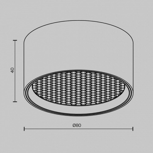 Точечный светильник Maytoni Glare C122CL-L7-3K-W
