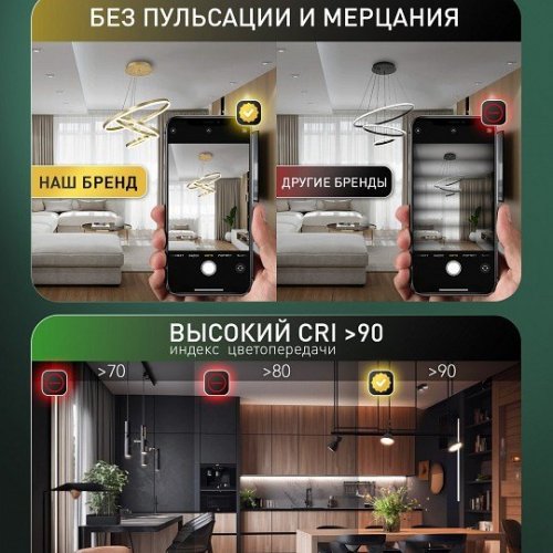 Потолочная люстра Natali Kovaltseva Olimp Ii LED SMART 84024