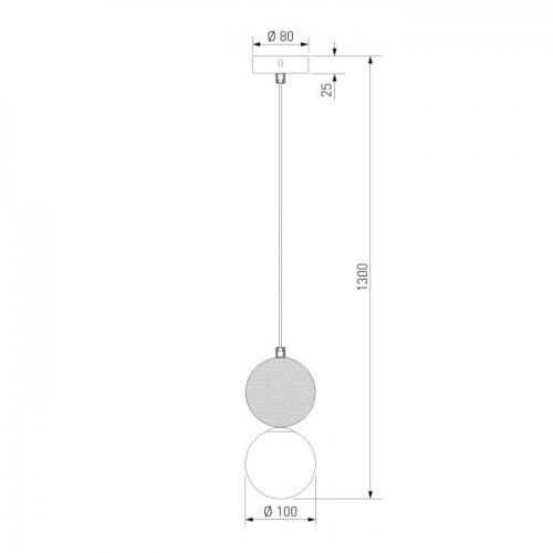 Подвесной светильник Stone 304051 травертин