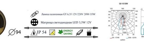 Уличный настенный светильник LD-Lighting LD-D009