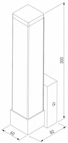 Настенный светильник Elektrostandard Jimy MRL Led 1110 чёрный a052741