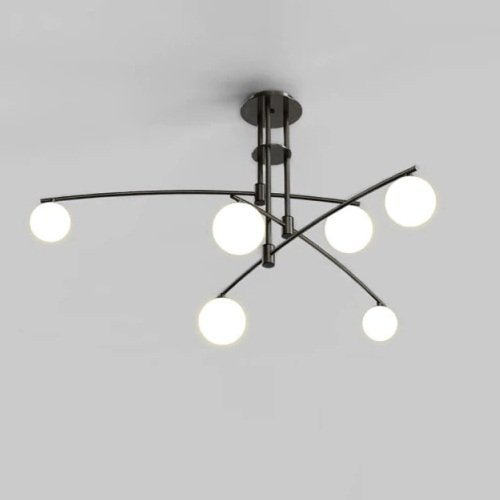 Потолочная люстра DeLight Collection 8119P 8119P/6 black