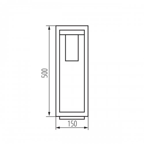 Садовый светильник Kanlux VIMO 50 BR 34985