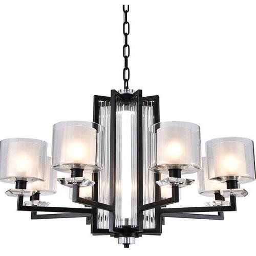 Подвесная люстра Newport ALEXANDRA 4408+1/C black+gold