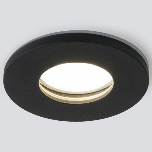 Встраиваемый светильник Elektrostandard 125 MR16 черный матовый a053360 Встраиваемый светильник Elektrostandard 125 MR16 черный матовый a053360