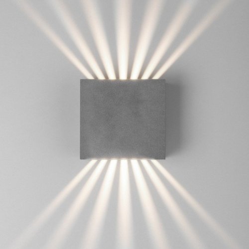 Уличный настенный светодиодный светильник Elektrostandard Sole 35149/D серый a058903 Уличный настенный светодиодный светильник Elektrostandard Sole 35149/D серый a058903